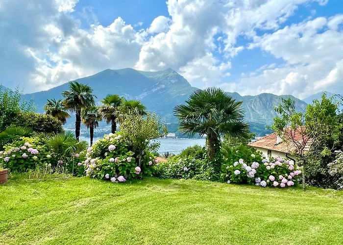 度假居 Marena: Vista Lago, Giardino, Parcheggio 贝拉焦