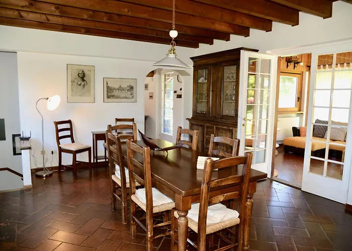 度假居 Marena: Vista Lago, Giardino, Parcheggio 贝拉焦